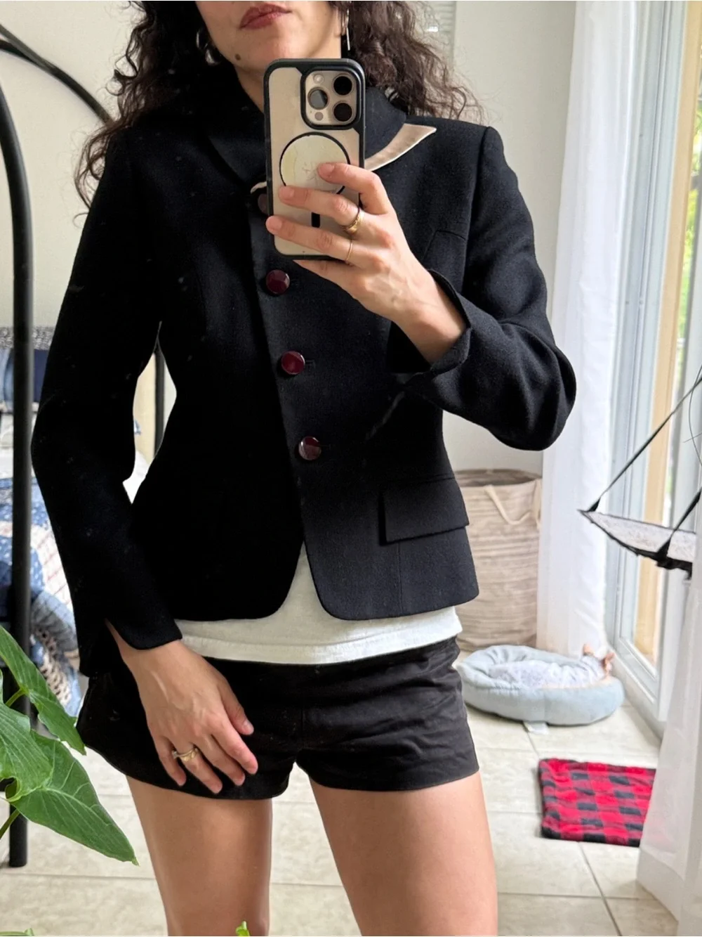 Dior wool cropped blazer